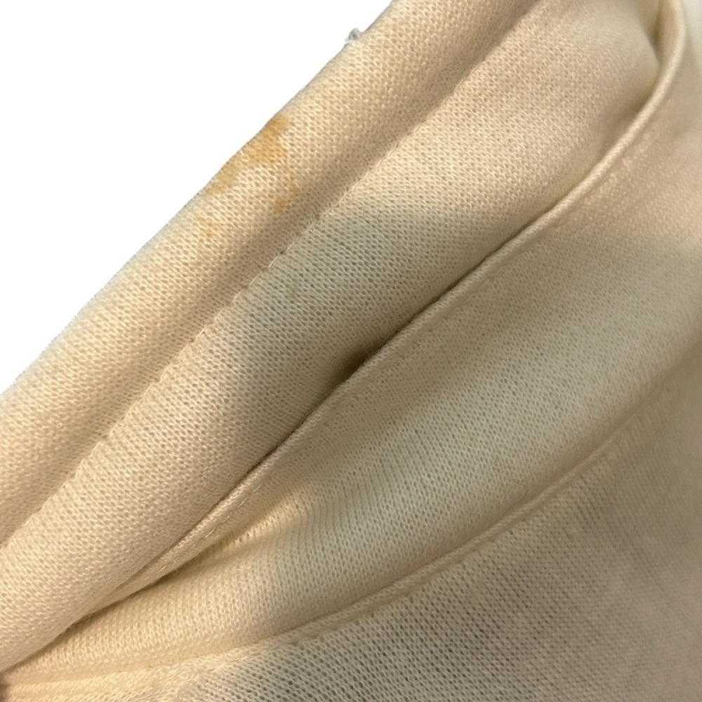 SOLD Special Events Vintage Brand and Style DIY Off White Cardigan Sweater L - Picture 14 of 15